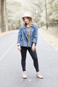 Oversized Denim Jacket Outfit | Coffee With Summer