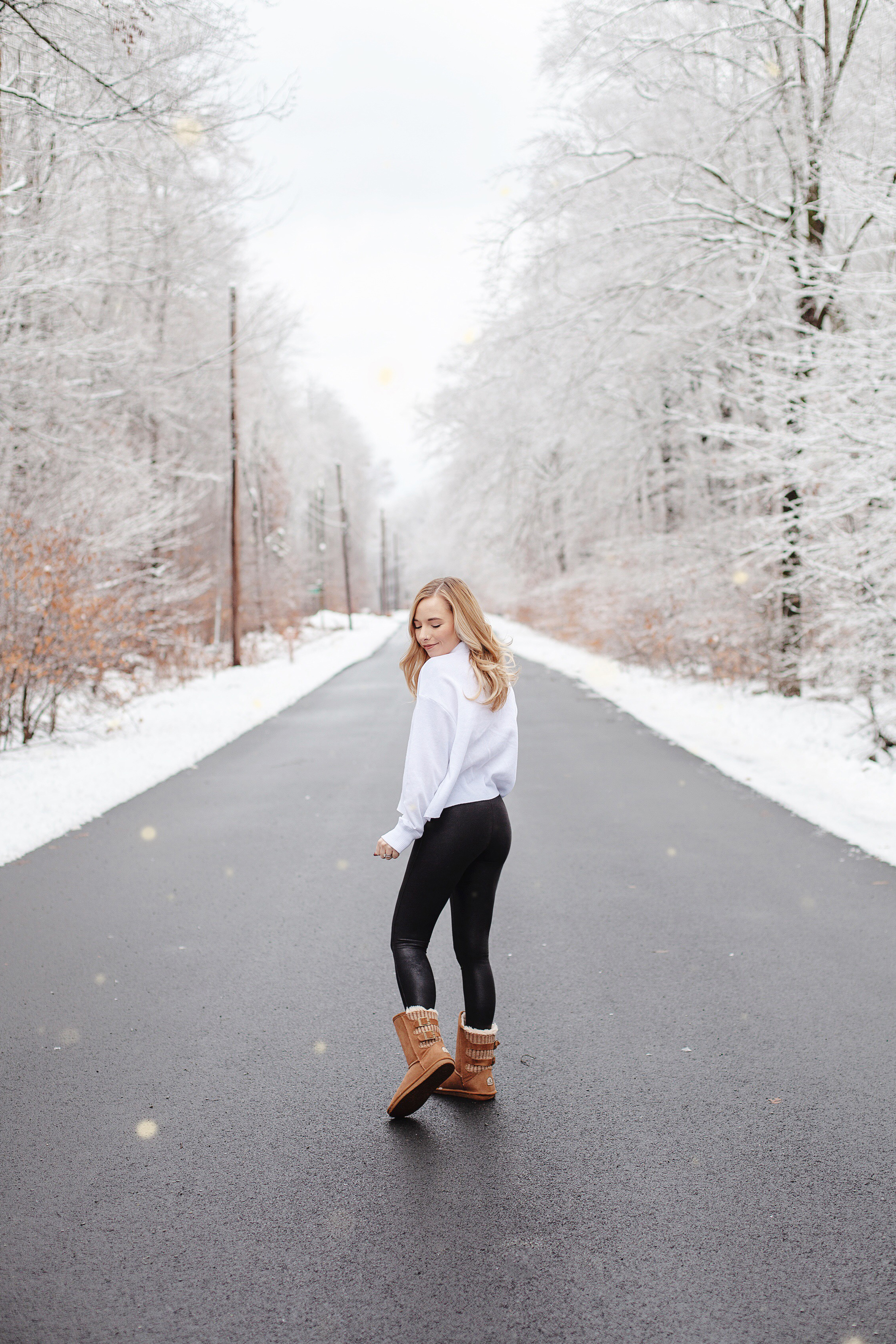 SPANX - Dashing through the snow, in outfits that totally