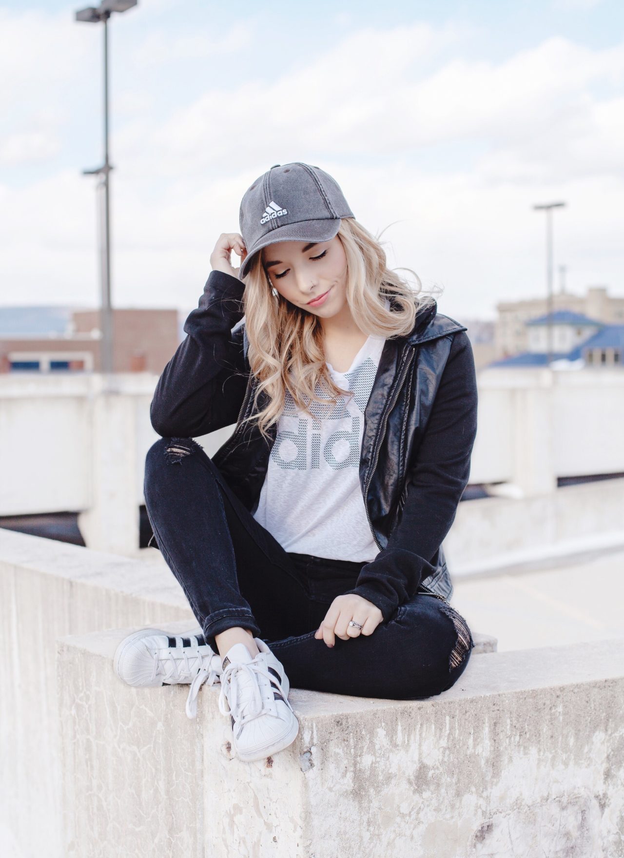 Edgy Street Style With Adidas