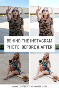 Behind The Instagram Photo: Before And After