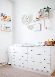 Nursery Dresser And Changing Table Organization