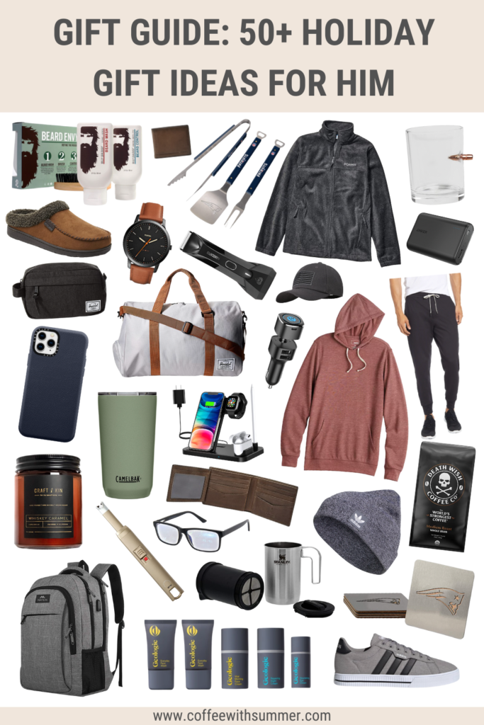 Gift Guide: 50+ Gift Ideas For Him - Coffee With Summer
