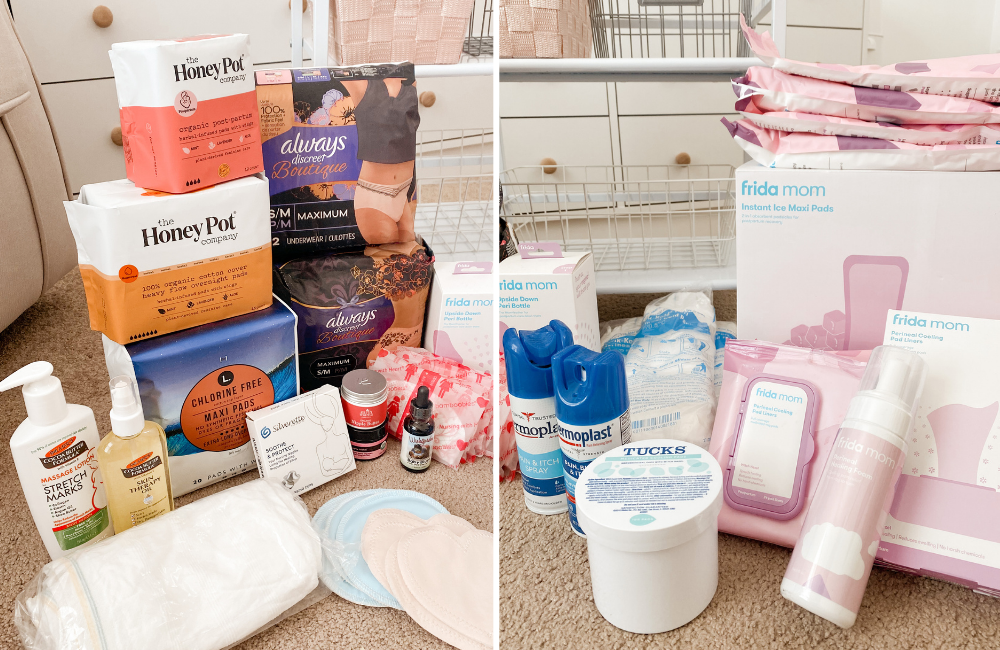 Frida Mom Postpartum Recovery Essentials Kit with Pads and Underwear